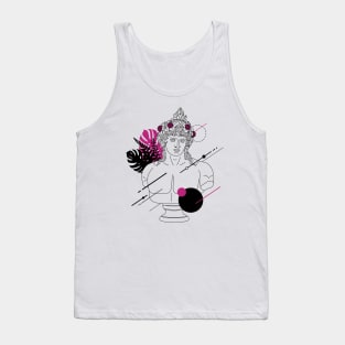 Funny Hipster Greek God Dionysus Roman God Bacchus Tank Top